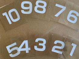 待合椅子用番号シールセット①〜⑩